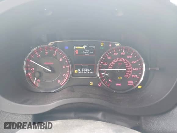 2015 Subaru WRX Premium with VIN JF1VA1D67F9822974, listed as a IAAI auction lot 43365301 with 98,803 mi miles and . Bid and sale history available at DreamBid. Image 7.