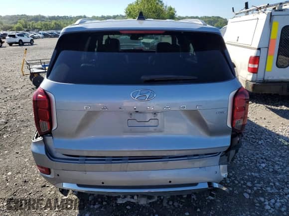 2020 Hyundai Palisade Limited with VIN KM8R5DHE5LU083353, listed as a Copart auction lot 58152924 with 75,186 mi miles and Salvage title. Bid and sale history available at DreamBid. Image 6.