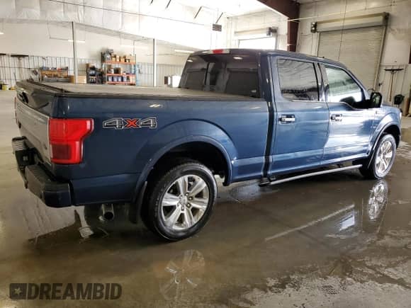2019 Ford F-150 XL with VIN 1FTFW1E45KFB28809, listed as a Copart auction lot 80252765 with 103,247 mi miles and Salvage title. Bid and sale history available at DreamBid. Image 3.