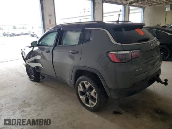 2021 Jeep Compass Limited with VIN 3C4NJDCB1MT525911, listed as a Copart auction lot 63296875 with Not provided miles and Salvage title. Bid and sale history available at DreamBid. Image 2.