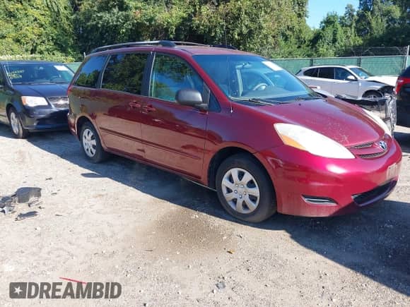 2009 Toyota Sienna CE с VIN 5TDZK23C09S244311, выставлен на аукционе IAAI как лот 43171728 с пробегом 262 770 миль миль и . История ставок и продаж доступна на DreamBid. Изображение 1.