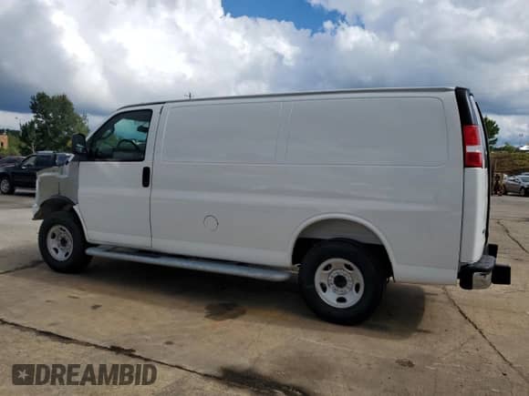 2025 Chevrolet Express Cargo with VIN 1GCWGAFP0S1160635, listed as a Copart auction lot 68687355 with Not provided miles and Clean title. Bid and sale history available at DreamBid. Image 2.