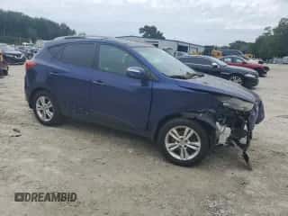 2012 Hyundai Tucson GLS with VIN KM8JU3AC4CU417276, listed as a Copart auction lot 81902285 with 164,506 mi miles and Clean title. Bid and sale history available at DreamBid. Image 4.