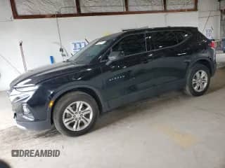 2019 Chevrolet Blazer with VIN 3GNKBGRS8KS606410, listed as a Copart auction lot 84021115 with 24,084 mi miles and Salvage title. Bid and sale history available at DreamBid. Image 1.