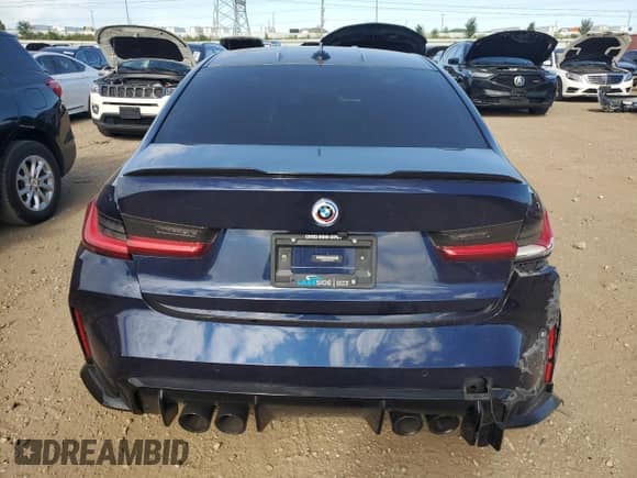 2021 BMW M3 с VIN WBS53AY07MFL16515, выставлен на аукционе Copart как лот 70196115 с пробегом Не указан миль и Списание • Salvage title. История ставок и продаж доступна на DreamBid. Изображение 6.