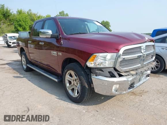 2018 Ram 1500 Big Horn with VIN 1C6RR7LT6JS129661, listed as a IAAI auction lot 39942011 with 107,837 mi miles and . Bid and sale history available at DreamBid. Image 1.
