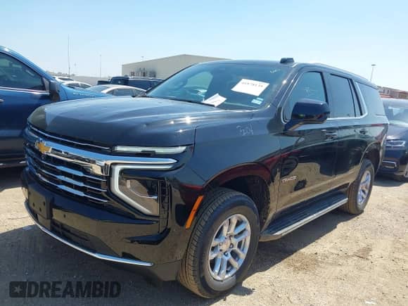 2025 Chevrolet Tahoe LT z VIN 1GNS5NRD5SR236730, wystawiony jako IAAI lot #41878139 z przebiegiem 244 mil mil oraz . Historia ofert i sprzedaży dostępna na DreamBid. Obrazek 2.
