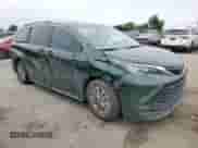 2024 Toyota Sienna LE with VIN 5TDBRKEC7RS187146, listed as a Copart auction lot 62698875 with 21,611 mi miles and Salvage title. Bid and sale history available at DreamBid. Image 4.