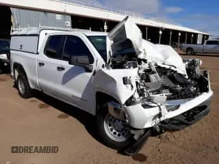 2021 GMC Sierra 1500 with VIN 1GTR8AEK3MZ151173, listed as a Copart auction lot 40337922 with Not provided miles and Salvage title. Bid and sale history available at DreamBid. Image 1.