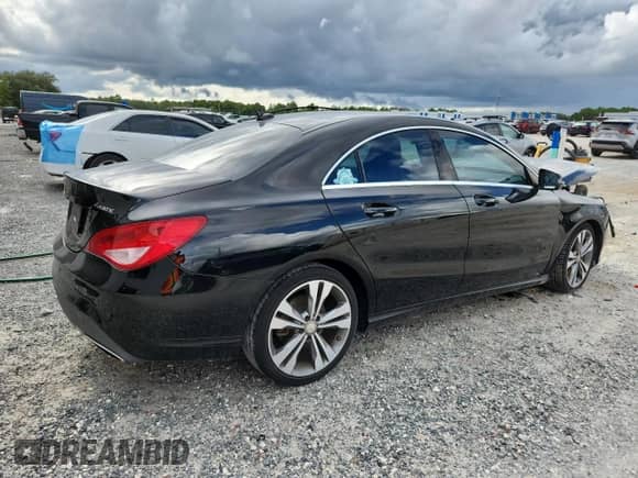 2017 Mercedes-Benz CLA 250 with VIN WDDSJ4GB6HN496849, listed as a Copart auction lot 67996575 with 140,357 mi miles and Salvage title. Bid and sale history available at DreamBid. Image 3.