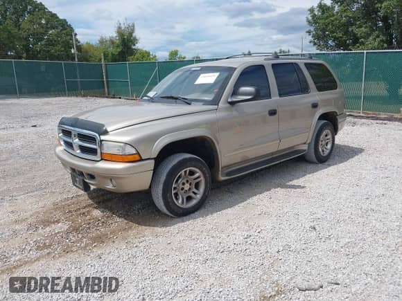 2003 Dodge Durango SLT with VIN 1D4HS48N33F526857, listed as a IAAI auction lot 43054939 with 181,636 mi miles and . Bid and sale history available at DreamBid. Image 2.