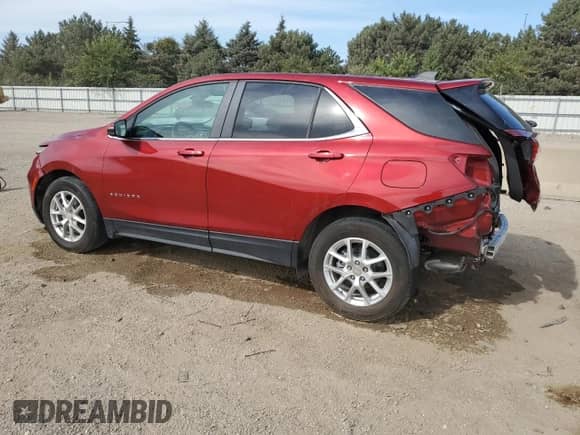2024 Chevrolet Equinox LT с VIN 3GNAXKEG7RS151089, выставлен на аукционе Copart как лот 71661655 с пробегом 17 283 миль миль и Списание • Salvage title. История ставок и продаж доступна на DreamBid. Изображение 2.