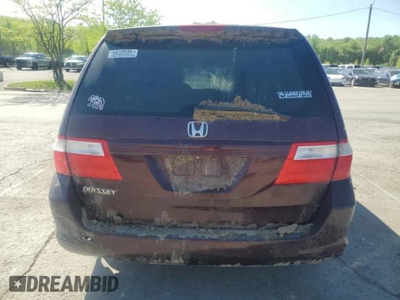 2007 Honda Odyssey LX with VIN 5FNRL38207B077596, listed as a Copart auction lot 54146135 with Not provided miles and Salvage title. Bid and sale history available at DreamBid. Image 6.