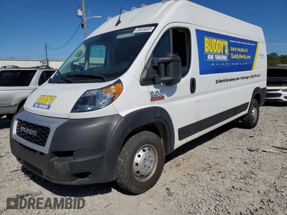 2022 Ram ProMaster Cargo z VIN 3C6LRVDG7NE100772, wystawiony jako Copart lot #83065184 z przebiegiem 18 966 mil mil oraz Szkoda całkowita • Salvage title. Historia ofert i sprzedaży dostępna na DreamBid. Obrazek 1.