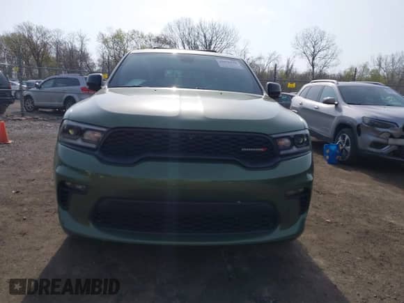 2021 Dodge Durango GT Plus with VIN 1C4RDJDGXMC663928, listed as a IAAI auction lot 42070119 with 77,110 mi miles and . Bid and sale history available at DreamBid. Image 12.