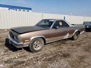 1983 Chevrolet El Camino с VIN 1GCCW80H5DR255003, выставлен на аукционе Copart как лот 63256084 с пробегом 23 199 миль миль и Списание • Salvage title. История ставок и продаж доступна на DreamBid. Изображение 1.
