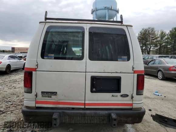 2010 Ford Econoline Cargo Commercial with VIN 1FTNE2EW4ADA35523, listed as a Copart auction lot 53662005 with Not provided miles and Salvage title. Bid and sale history available at DreamBid. Image 6.