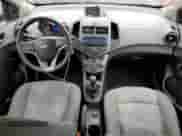 2012 Chevrolet Sonic LS with VIN 1G1JB6SH6C4120122, listed as a Copart auction lot 61784985 with 160,048 mi miles and Salvage title. Bid and sale history available at DreamBid. Image 8.