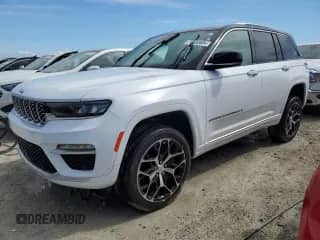 2022 Jeep Grand Cherokee Summit Reserve with VIN 1C4RJHET4N8510592, listed as a Copart auction lot 75100684 with 24,815 mi miles and Non repairable. Bid and sale history available at DreamBid. Image 1.