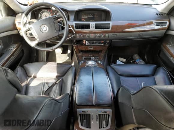 2003 BMW 7 Series 745Li with VIN WBAGN63403DR13725, listed as a Copart auction lot 52175805 with Not provided miles and Salvage title. Bid and sale history available at DreamBid. Image 8.