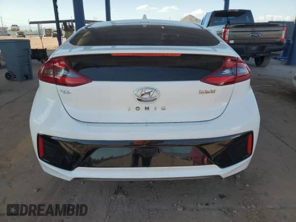 2019 Hyundai Ioniq SEL with VIN KMHC75LC0KU144523, listed as a Copart auction lot 68152325 with 46,078 mi miles and Salvage title. Bid and sale history available at DreamBid. Image 6.