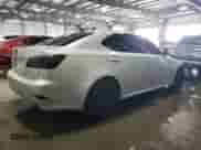 2007 Lexus IS 250 with VIN JTHCK262872014835, listed as a Copart auction lot 61559185 with 233,151 mi miles and Salvage title. Bid and sale history available at DreamBid. Image 3.