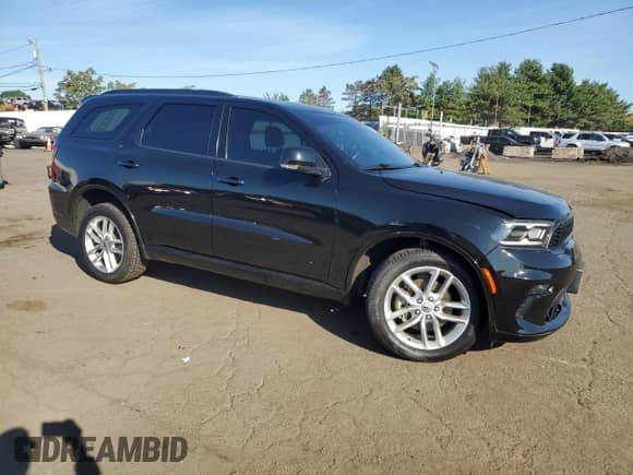 2023 Dodge Durango GT Premium with VIN 1C4RDJDG7PC630986, listed as a Copart auction lot 80033535 with 41,286 mi miles and Salvage title. Bid and sale history available at DreamBid. Image 4.
