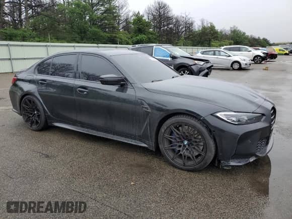 2024 BMW M3 Competition xDrive с VIN WBS43AY0XRFT17144, выставлен на аукционе Copart как лот 60822865 с пробегом 34 710 миль миль и Списание • Salvage title. История ставок и продаж доступна на DreamBid. Изображение 4.