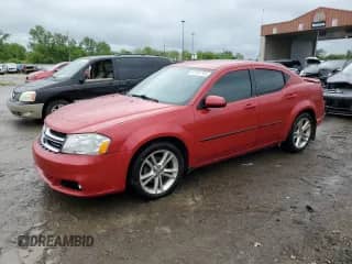 2011 Dodge Avenger Heat with VIN 1B3BD1FG0BN573639, listed as a Copart auction lot 57981765 with 157,414 mi miles and Salvage title. Bid and sale history available at DreamBid. Image 1.