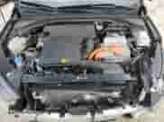 2021 Hyundai Ioniq Limited with VIN KMHC05LC2MU255047, listed as a Copart auction lot 44165295 with 46,826 mi miles and Salvage title. Bid and sale history available at DreamBid. Image 12.