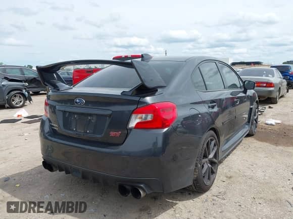 2017 Subaru WRX STI with VIN JF1VA2V63H9824115, listed as a IAAI auction lot 42222923 with 128,300 mi miles and . Bid and sale history available at DreamBid. Image 4.