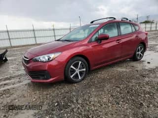 2022 Subaru Impreza Premium with VIN 4S3GTAV64N3721002, listed as a Copart auction lot 70513325 with 23,246 mi miles and Salvage title. Bid and sale history available at DreamBid. Image 1.