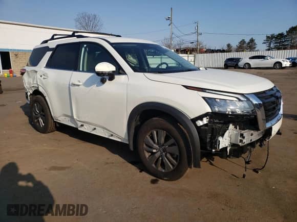 2024 Nissan Pathfinder SV с VIN 5N1DR3BC9RC269623, выставлен на аукционе Copart как лот 52369455 с пробегом 5 043 миль миль и Списание • Salvage title. История ставок и продаж доступна на DreamBid. Изображение 4.