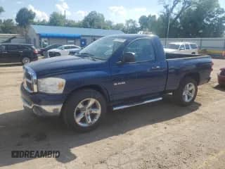2008 Dodge 1500 SLT with VIN 1D7HA16N98J139936, listed as a Copart auction lot 67923875 with 63,347 mi miles and Salvage title. Bid and sale history available at DreamBid. Image 1.