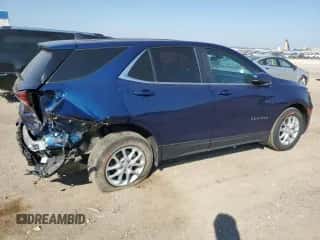2023 Chevrolet Equinox LT с VIN 3GNAXUEGXPL199740, выставлен на аукционе Copart как лот 81865745 с пробегом 33 111 миль миль и Списание • Salvage title. История ставок и продаж доступна на DreamBid. Изображение 3.