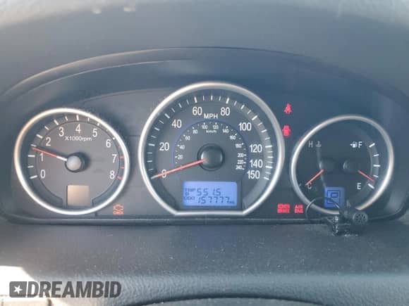 2008 Hyundai Veracruz GLS with VIN KM8NU13C58U061074, listed as a Copart auction lot 82550715 with 157,777 mi miles and Salvage title. Bid and sale history available at DreamBid. Image 9.