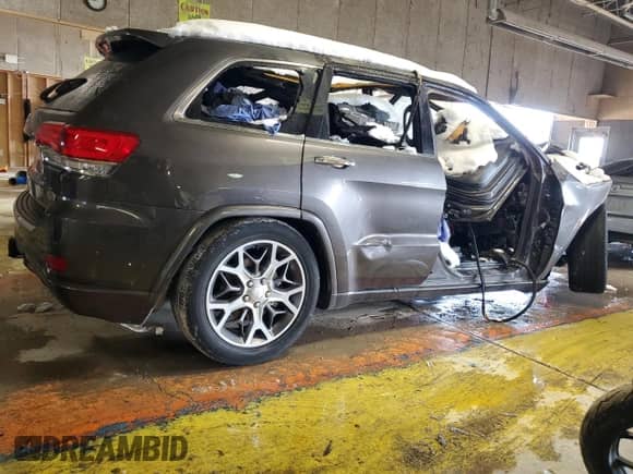 2021 Jeep Grand Cherokee High Altitude with VIN 1C4RJFCG1MC676977, listed as a Copart auction lot 88175415 with Not provided miles and Non repairable. Bid and sale history available at DreamBid. Image 3.