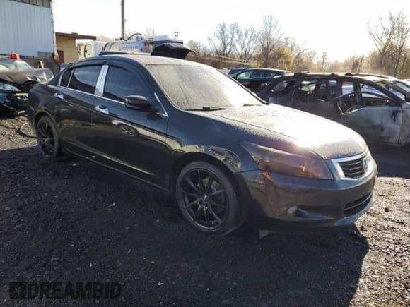 2009 Honda Accord EX-L with VIN 5KBCP36859B501067, listed as a Copart auction lot 80668554 with 159,910 mi miles and Salvage title. Bid and sale history available at DreamBid. Image 4.