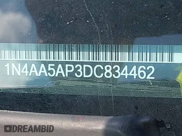 2013 Nissan Maxima SV z VIN 1N4AA5AP3DC834462, wystawiony jako IAAI lot #42783351 z przebiegiem 187 671 mil mil oraz . Historia ofert i sprzedaży dostępna na DreamBid. Obrazek 17.