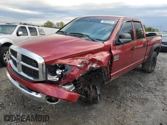 2007 Dodge 2500 SLT with VIN 3D7KS28CX7G746514, listed as a Copart auction lot 86828425 with 299,737 mi miles and Salvage title. Bid and sale history available at DreamBid. Image 1.