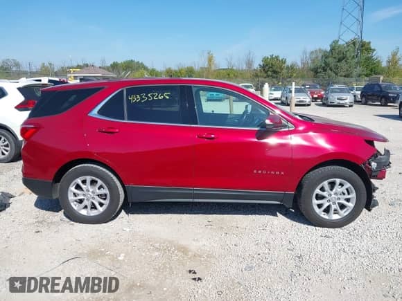 2019 Chevrolet Equinox LT with VIN 3GNAXUEV3KL327145, listed as a IAAI auction lot 43335265 with 90,905 mi miles and . Bid and sale history available at DreamBid. Image 14.