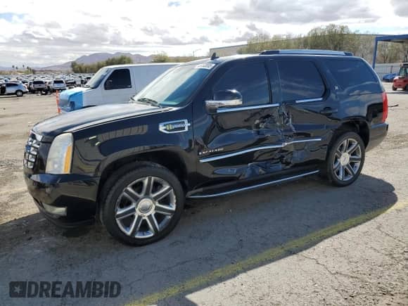 2010 Cadillac Escalade with VIN 1GYUKEEJ5AR247628, listed as a Copart auction lot 48993555 with 58,212 mi miles and Salvage title. Bid and sale history available at DreamBid. Image 1.