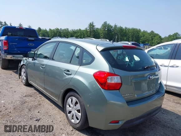 2014 Subaru Impreza 2.0i with VIN JF1GPAA60E8287955, listed as a IAAI auction lot 42463760 with 26,255 mi miles and . Bid and sale history available at DreamBid. Image 3.