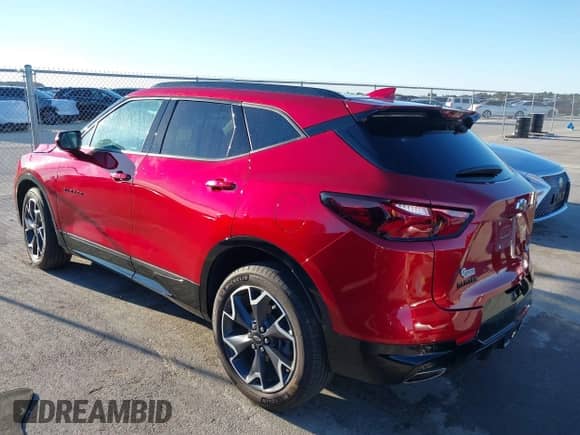 2022 Chevrolet Blazer RS с VIN 3GNKBERS9NS143962, выставлен на аукционе IAAI как лот 41347308 с пробегом 18 711 миль миль и . История ставок и продаж доступна на DreamBid. Изображение 3.