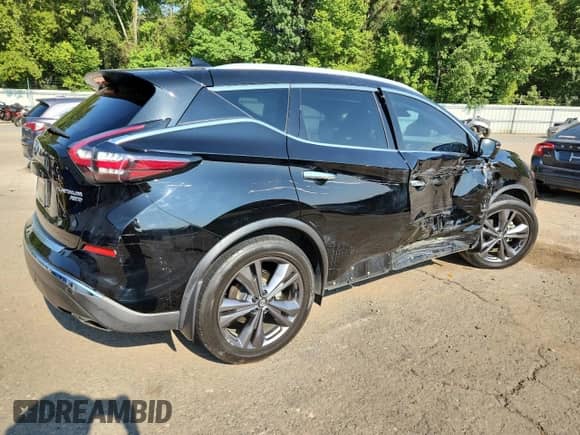 2020 Nissan Murano Platinum with VIN 5N1AZ2DS1LN173448, listed as a Copart auction lot 81012425 with 72,945 mi miles and Salvage title. Bid and sale history available at DreamBid. Image 3.