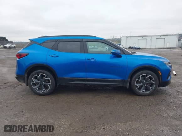 2020 Chevrolet Blazer RS with VIN 3GNKBKRSXLS696602, listed as a IAAI auction lot 41954755 with 34,759 mi miles and . Bid and sale history available at DreamBid. Image 12.