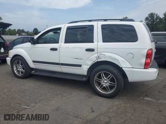 2006 Dodge Durango SLT with VIN 1D4HB48N96F146846, listed as a Copart auction lot 65644305 with 155,413 mi miles and Salvage title. Bid and sale history available at DreamBid. Image 2.