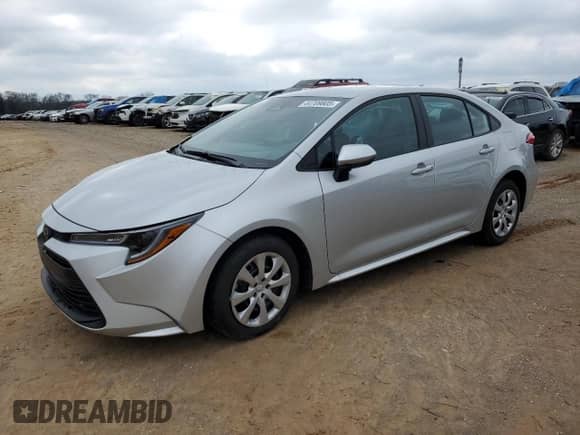 2024 Toyota Corolla LE с VIN 5YFB4MDE6RP119426, выставлен на аукционе Copart как лот 44709805 с пробегом 4 090 миль миль и Списание • Salvage title. История ставок и продаж доступна на DreamBid. Изображение 1.