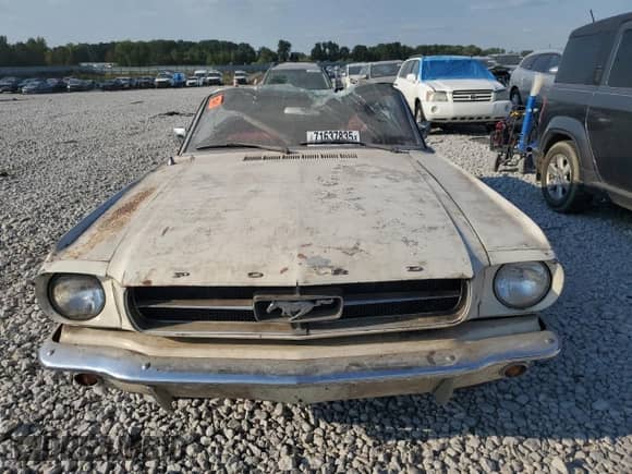 1965 Ford Mustang with VIN 5F09C323160, listed as a Copart auction lot 71637835 with 926,379 mi miles and Clean title. Bid and sale history available at DreamBid. Image 5.
