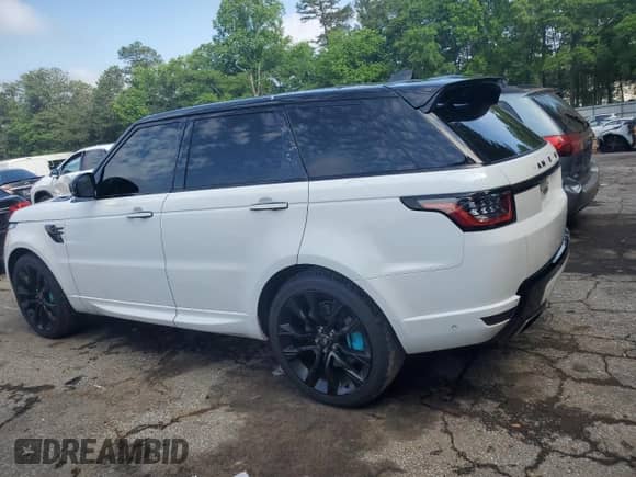 2022 Land Rover Range Rover Sport HST z VIN SALWS2RU4NA229832, wystawiony jako Copart lot #55836095 z przebiegiem 47 540 mil mil oraz Szkoda całkowita • Salvage title. Historia ofert i sprzedaży dostępna na DreamBid. Obrazek 2.